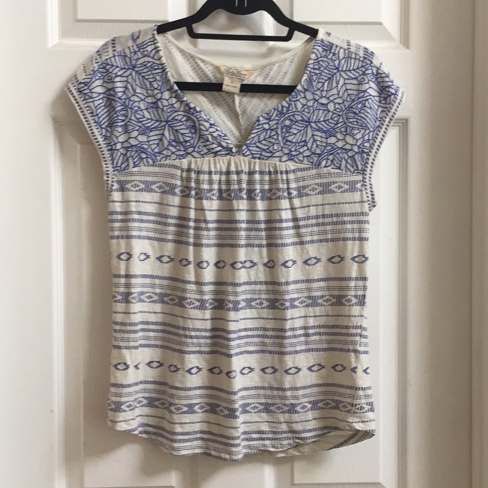 Lucky Brand embroidered shirt